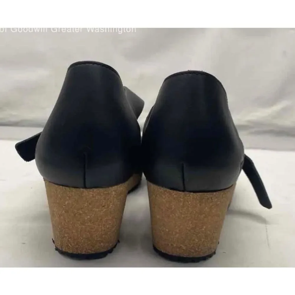 EUC Papillio by Birkenstock Mary Wedge Sandal - Leather 10 - Picture 5 of 7